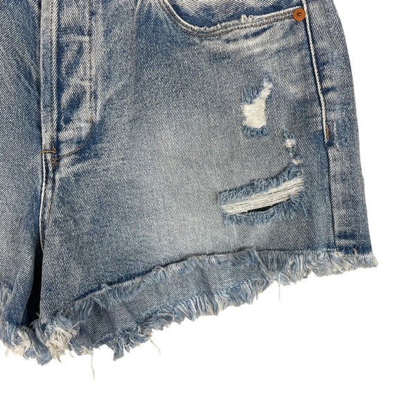 NWT Blank NYC Distressed High Rise Denim Short - Picture 10 of 13
